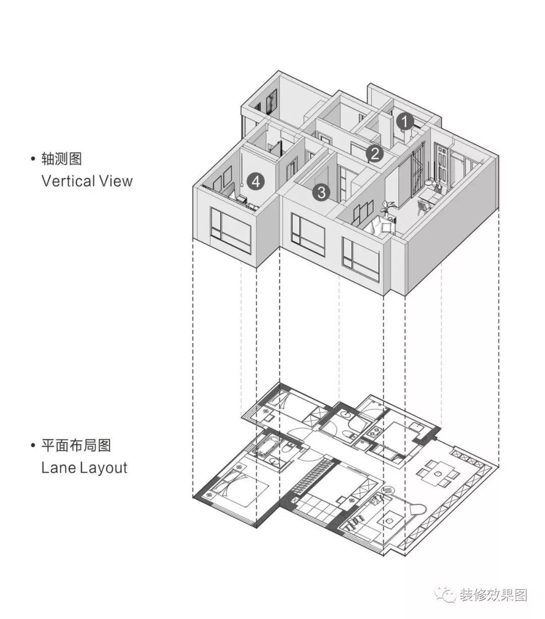 90㎡舒適北歐3室2廳，榻榻米和書房簡直絕配！ 家居 第3張