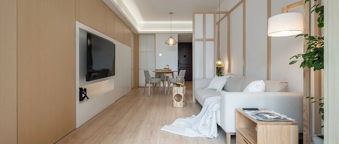 70㎡日式MUJI风2室2厅，打造温润柔和的乐活小筑