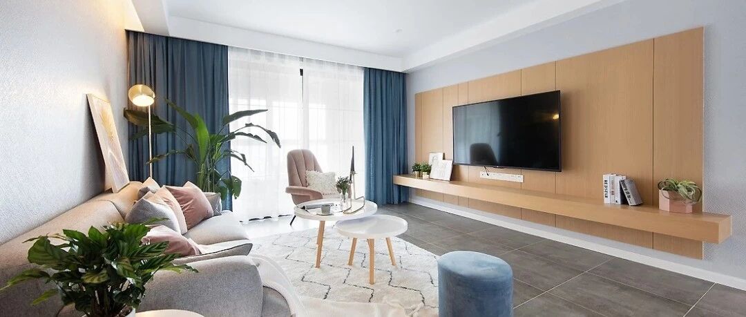 137㎡舒适北欧3室2厅，演绎温柔而撩人的优雅格调