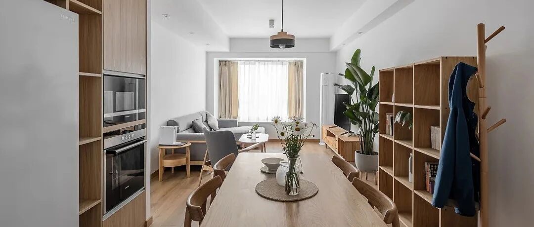 96㎡日式MUJI风3室2厅，远离喧嚣回归生活本味