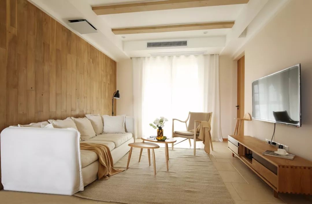 102㎡溫馨治愈系日式三居室，原木裝飾收納好，舒適實用好宜居 家居 第2張