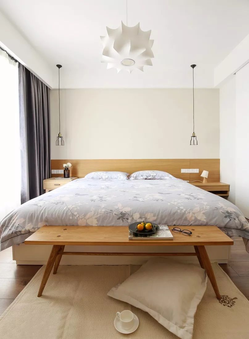 102㎡溫馨治愈系日式三居室，原木裝飾收納好，舒適實用好宜居 家居 第12張