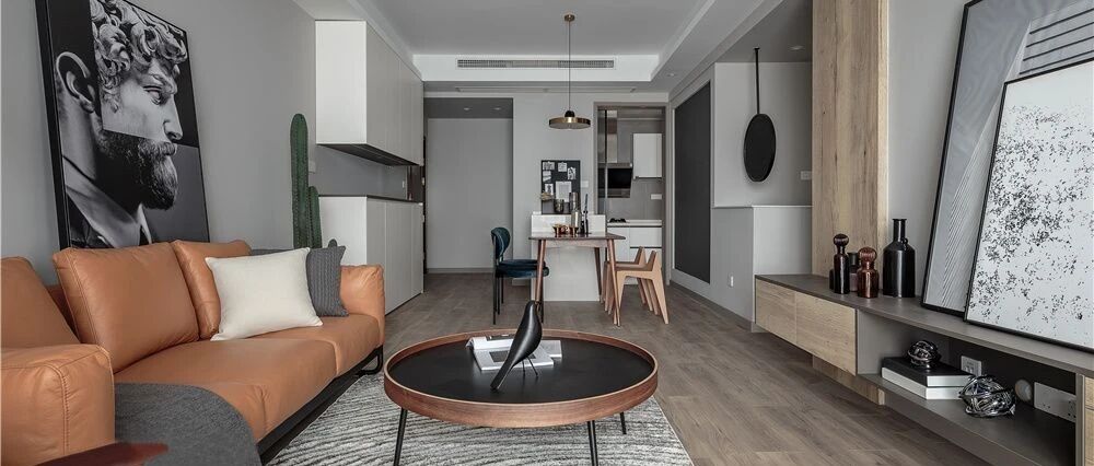 86㎡轻奢北欧2室2厅，远离喧嚣融入质感生活