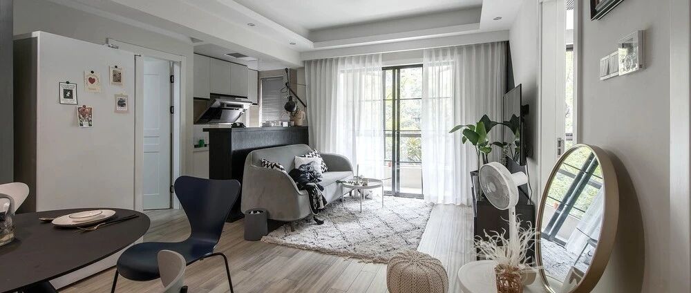 70㎡舒适北欧2室2厅，高颜值演绎简约精致主义