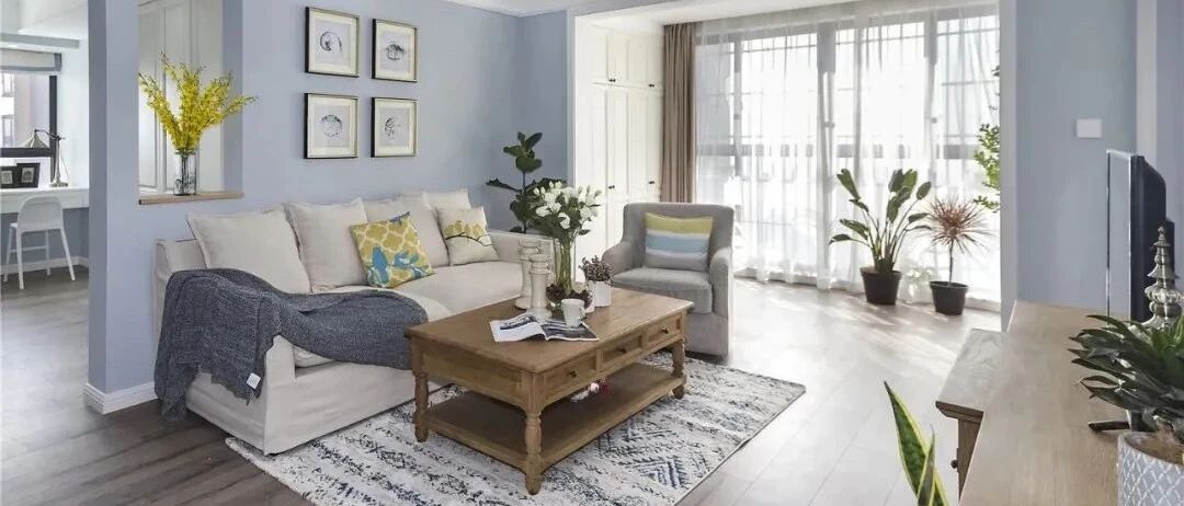 100㎡优雅美式3室2厅，唯美浪漫演绎诗意生活