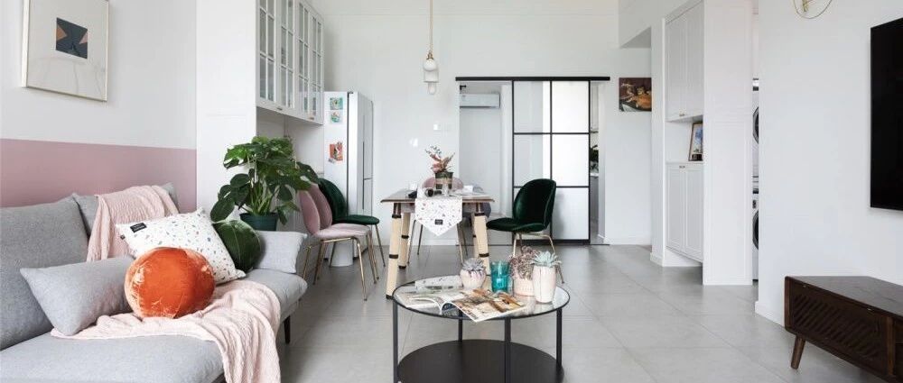 82㎡北欧ins风2室2厅，营造轻松美好的小情调