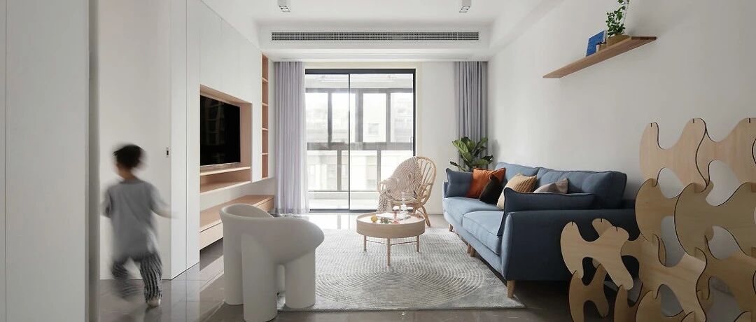 107㎡舒适北欧3室2厅，电视墙颜值与实力并存！