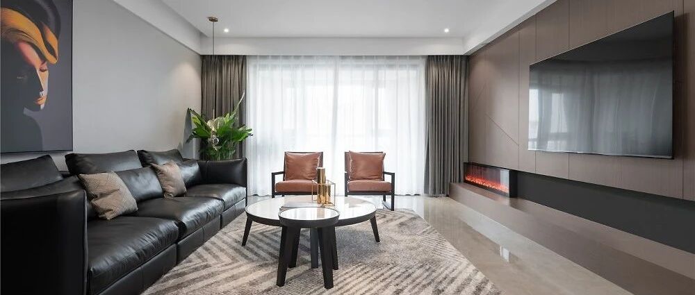 190㎡现代轻奢4室2厅，简约时尚演绎都市美学