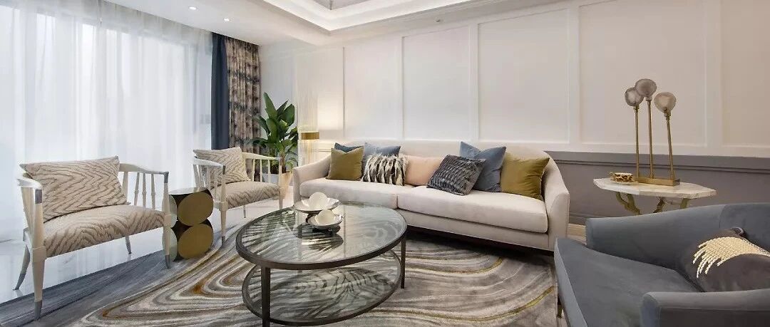 136㎡轻奢美式3室2厅，品味精致优雅的生活格调