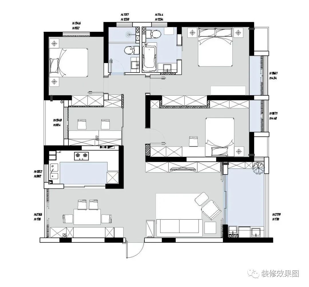 137㎡日式MUJI風4室2廳，家就是要有舒適的生活感 家居 第3張