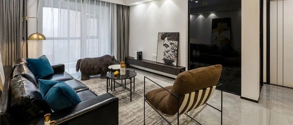 110㎡现代轻奢3室2厅，时尚优雅演绎都市美学