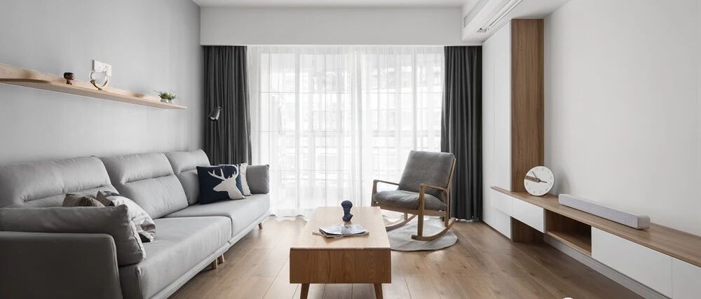 100㎡日式MUJI风3室2厅，生活就是简单随性