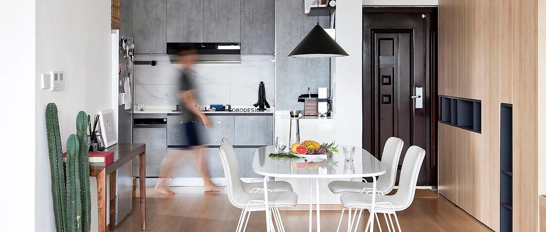 104㎡现代简约3室2厅，诠释恰到好处的生活美学