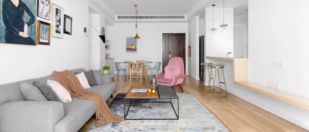 130㎡舒适北欧3室2厅，轻松而美好的惬意生活