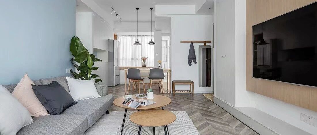 95㎡现代北欧3室2厅，气质出众的舒适美家