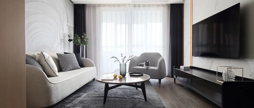 85㎡现代轻奢2室2厅，时尚惬意沉淀质感生活