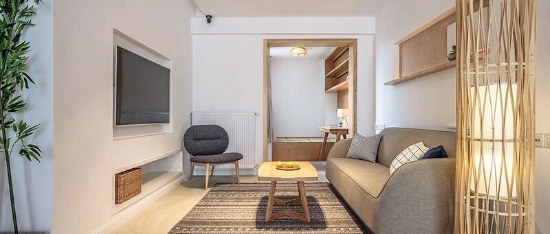 120㎡温暖日式3室2厅，享受繁华都市的诗意生活