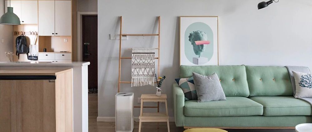 90㎡北欧格调3室2厅，高级灰+墨绿色，让家秒变浪漫“杂志风”！