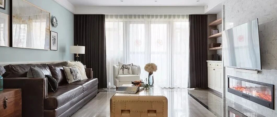 153㎡优雅美式4室2厅，打造百看不厌的经典质感