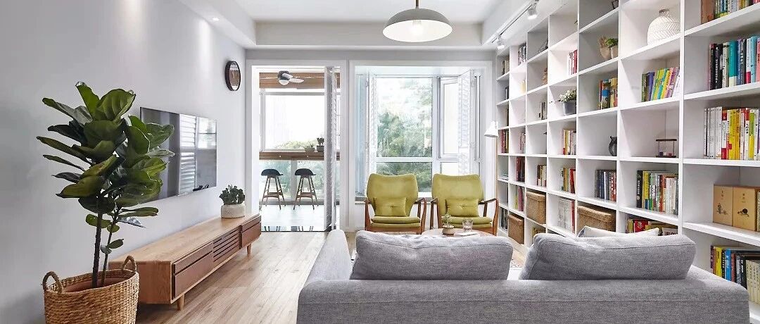 100㎡北欧格调3室2厅，打造温馨舒适的阅读之家