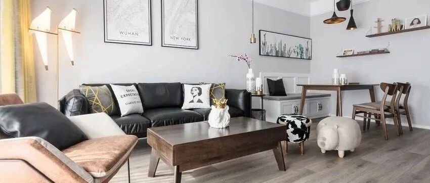 92㎡舒适北欧2室2厅，温馨又有格调的乐活小筑