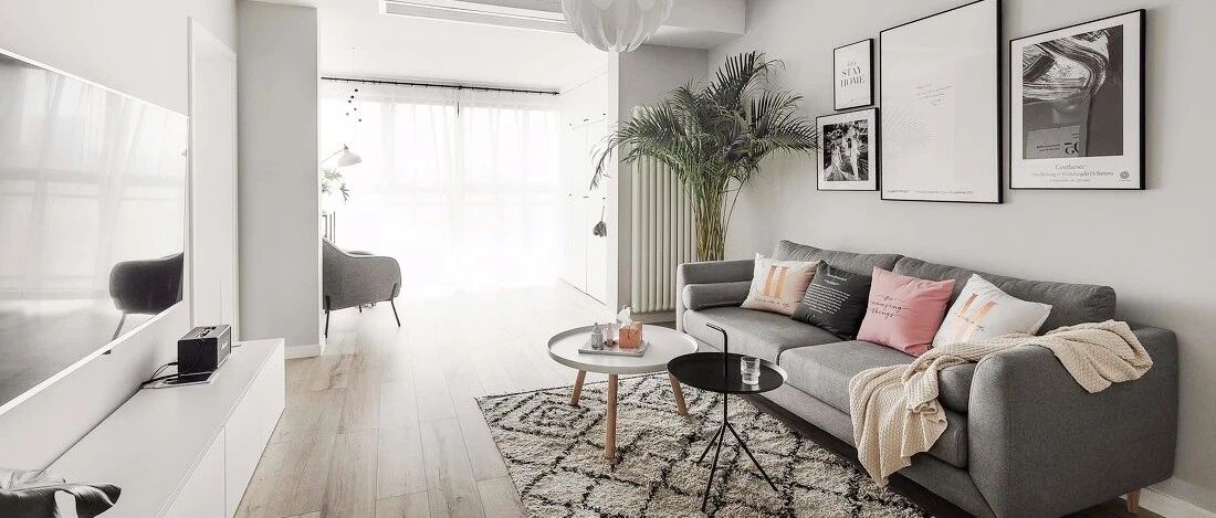 78㎡北欧ins风小宅，高颜值衣帽间强势入镜！