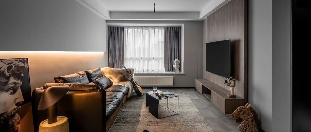 93㎡现代主义3室2厅，高级灰玩转时尚仪式感