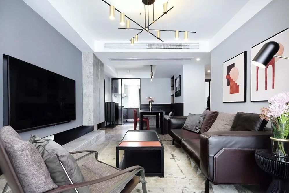 74㎡现代主义2室2厅，打造气质非凡的高级质感