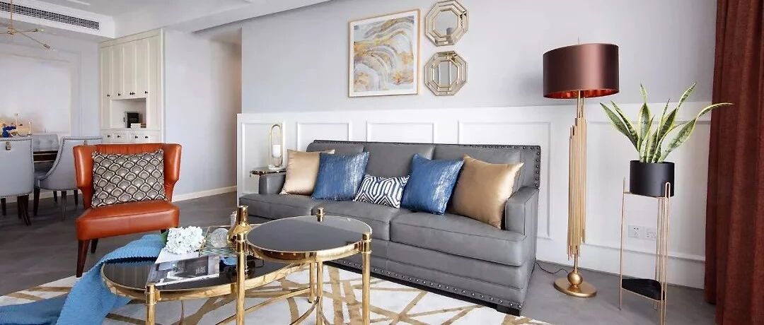 118㎡轻奢美式3室2厅，打造怦然心动的浪漫生活