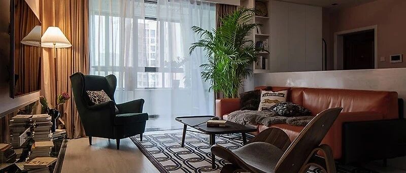 135㎡北欧混搭3室2厅，演绎慵懒优雅的复古美学