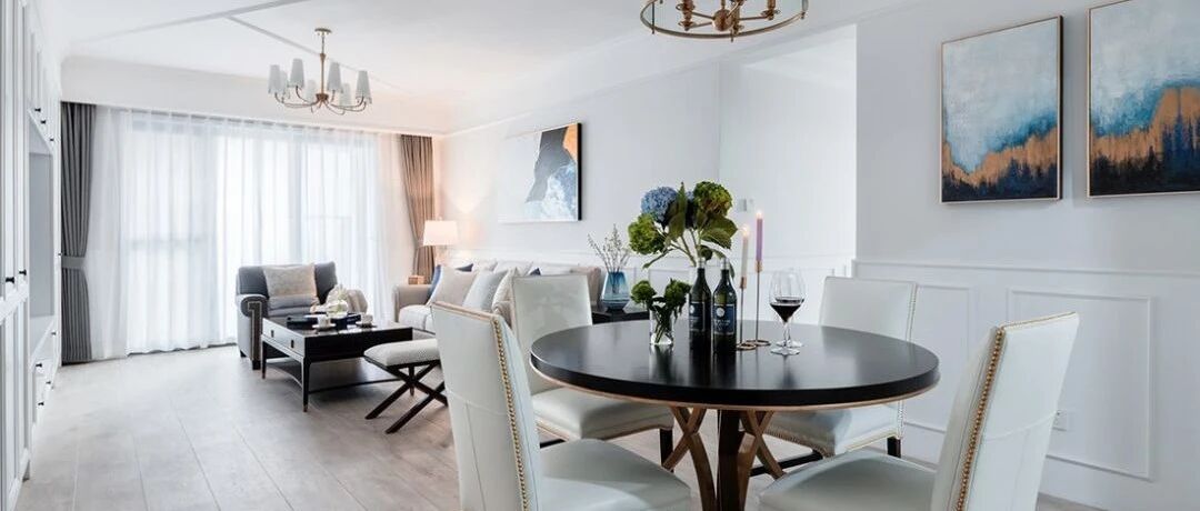 122㎡现代美式3室2厅，演绎气质高雅的品质生活