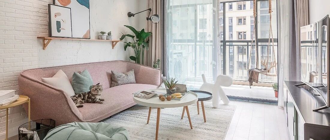 94㎡舒适北欧3室2厅，享受细节里的清新与浪漫