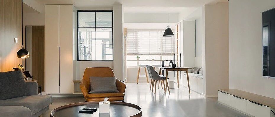 122㎡现代北欧3室2厅，卡座餐厅文艺有情调！