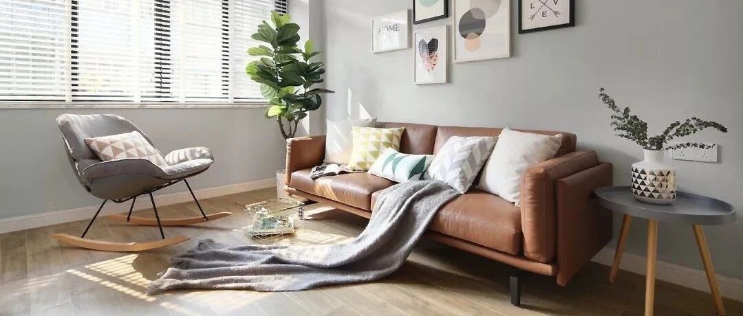 75㎡舒适北欧2室2厅，卡座餐厅仪式感爆棚!