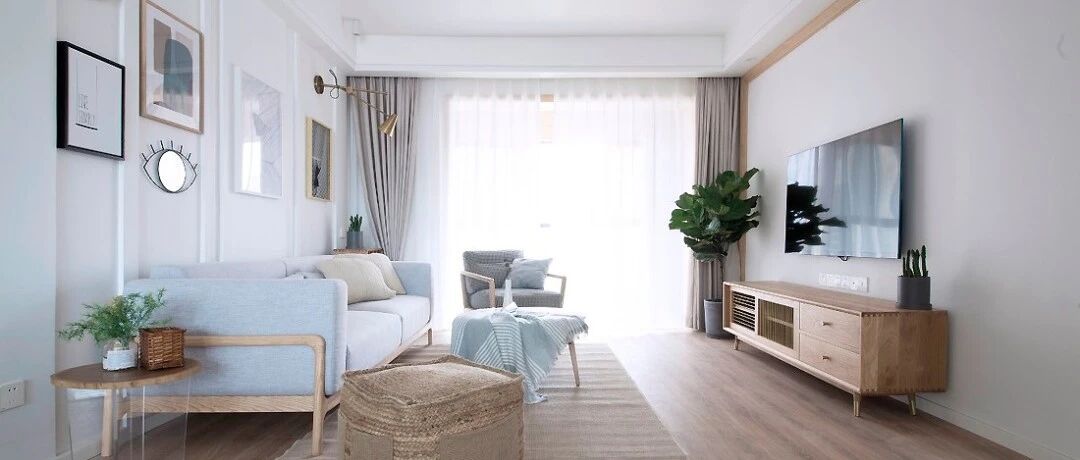 117㎡日式+北欧3室2厅，打造简约文艺的气质感