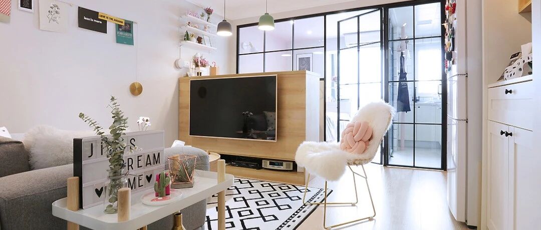 35㎡北欧ins风小宅，享受美好生活里的仪式感