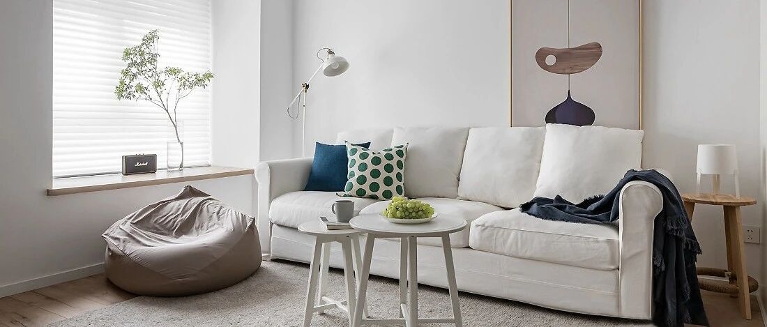 60㎡舒适北欧2室2厅，打造安静纯粹的生活气质