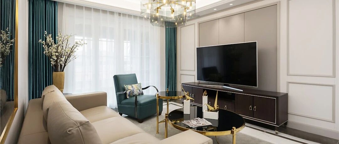 110㎡轻奢美式3室2厅，精致有格调的品位生活