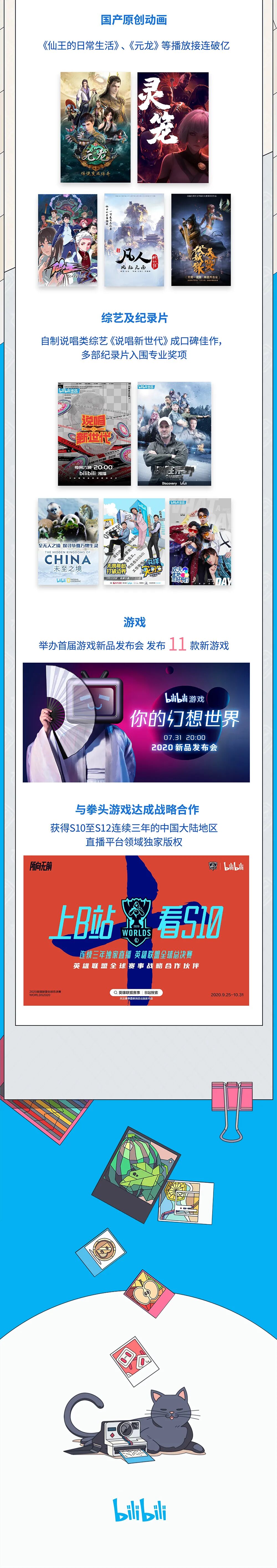 B站公布2020年第二季度财报：营收创历史新高