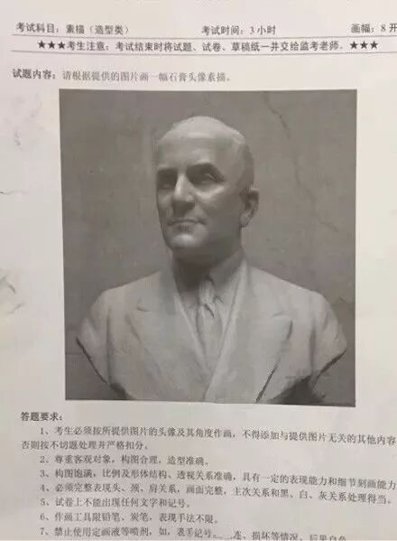 2019美術(shù)高考九大美院美術(shù)類專業(yè)?？伎碱}匯總