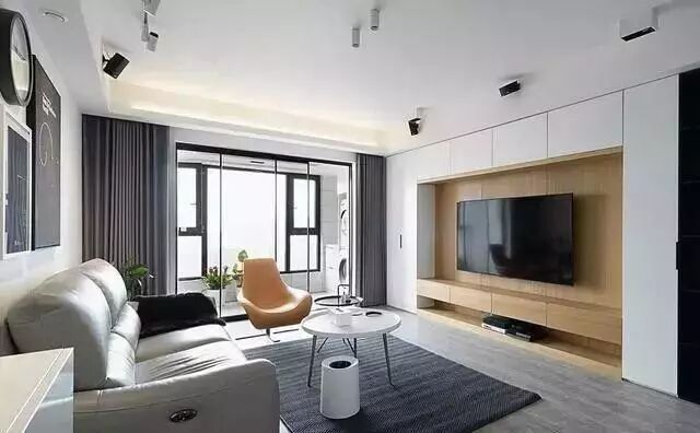 117平簡約風格裝修，真是太漂亮了，電視背景牆好讚！ 家居 第3張