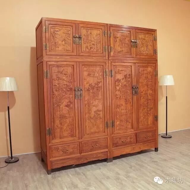 最阔的红木家具，顶箱柜