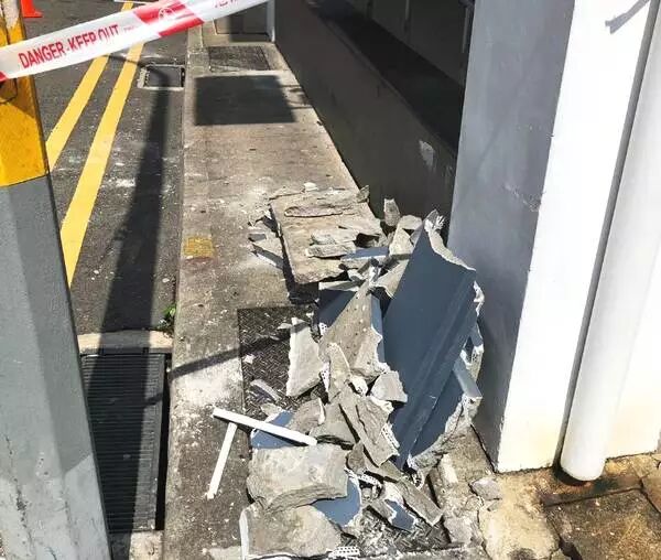 【资讯】新加坡百年建筑外墙脱落，男子砸成重伤！(图7)