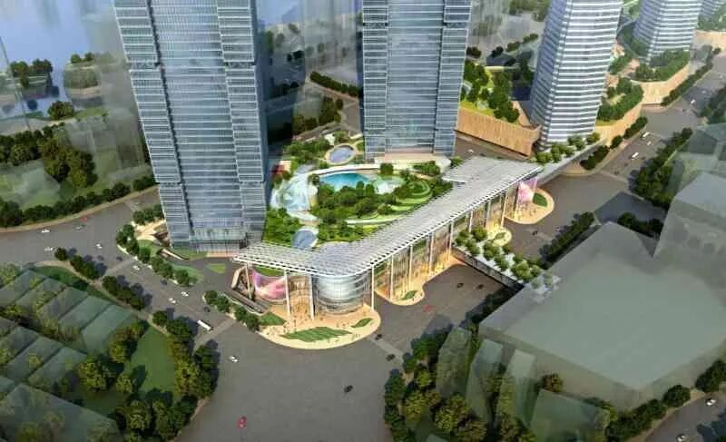 【新闻】上海最高双子楼外墙穿上了“绿色外衣“实现“自主呼吸”，”长啥样？(图1)