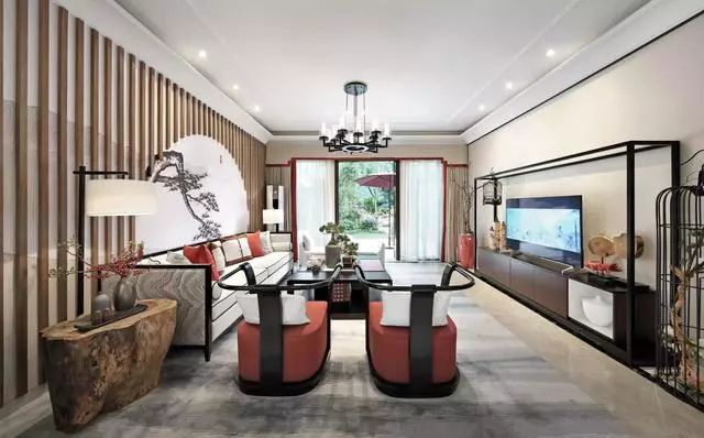 新中式客廳軟裝設計不是‘單純’的傳統元素堆砌 家居 第3張