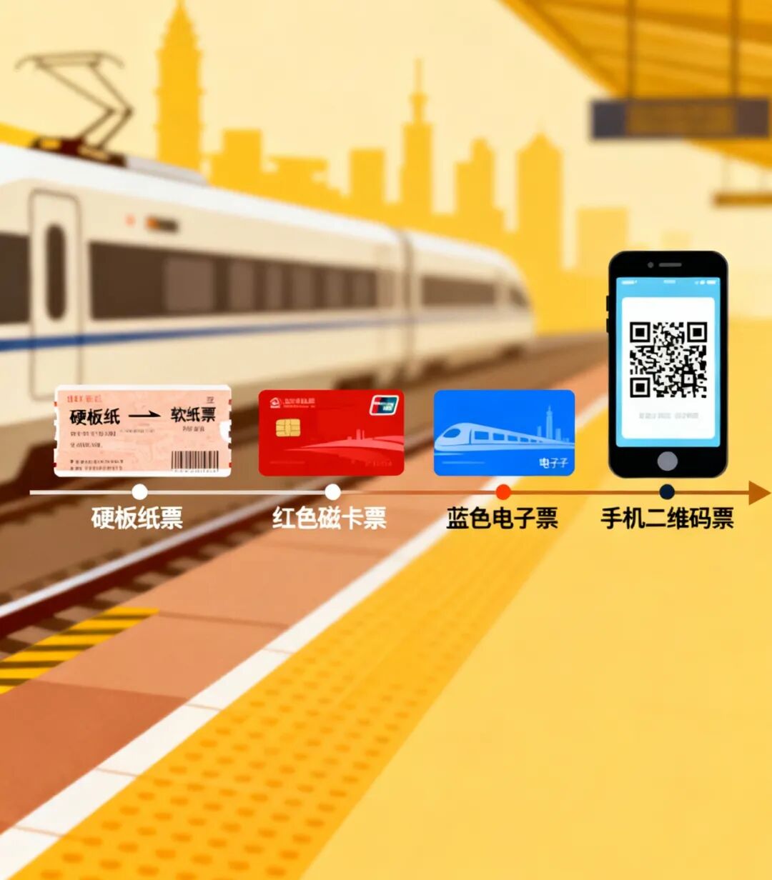 纸质火车票即将退出历史舞台,纸质车票退场，见证出行“加速度”