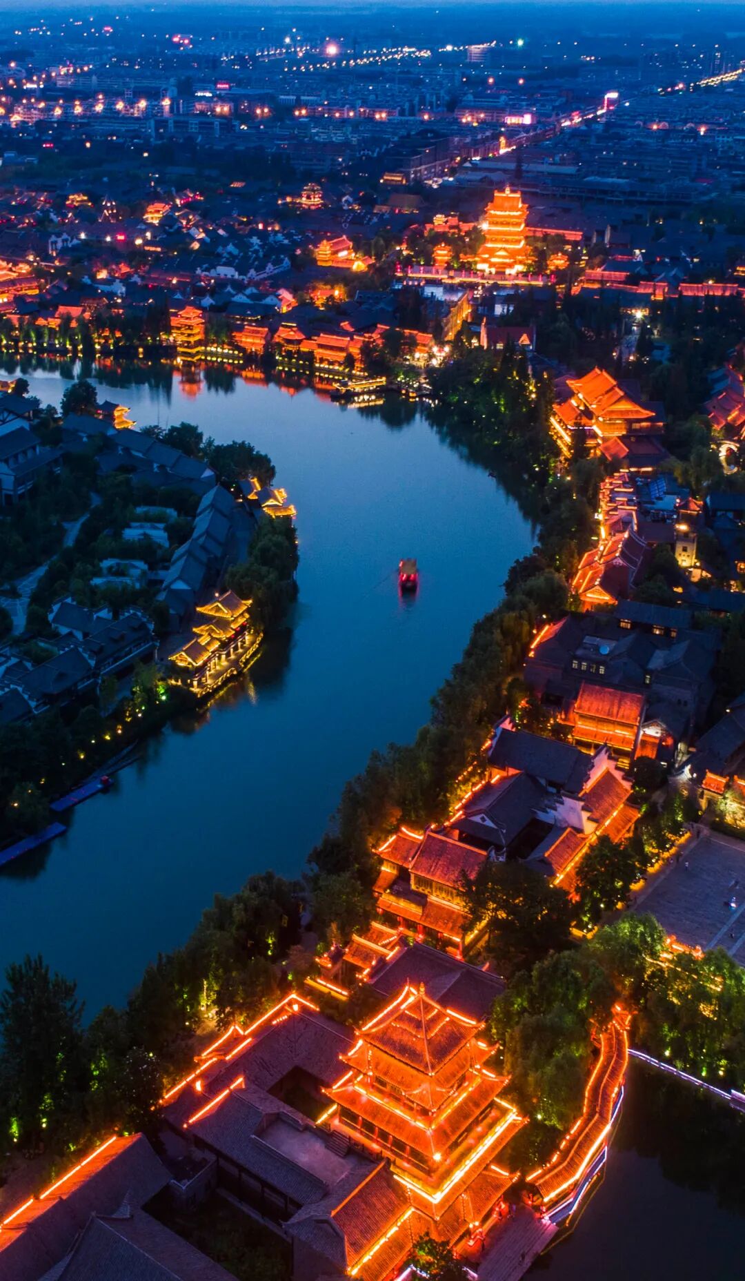 一城烟雨台儿庄古城将六月的美好送给你