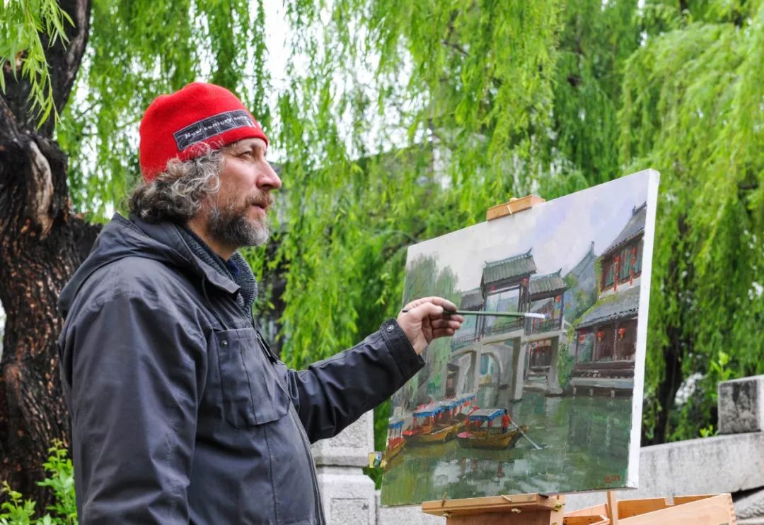 70年的中俄友谊 | 外国油画家眼中的台儿庄古城