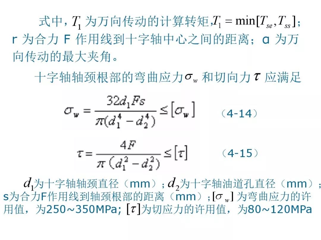 【汽車設計教程】萬向傳動軸設計的圖79