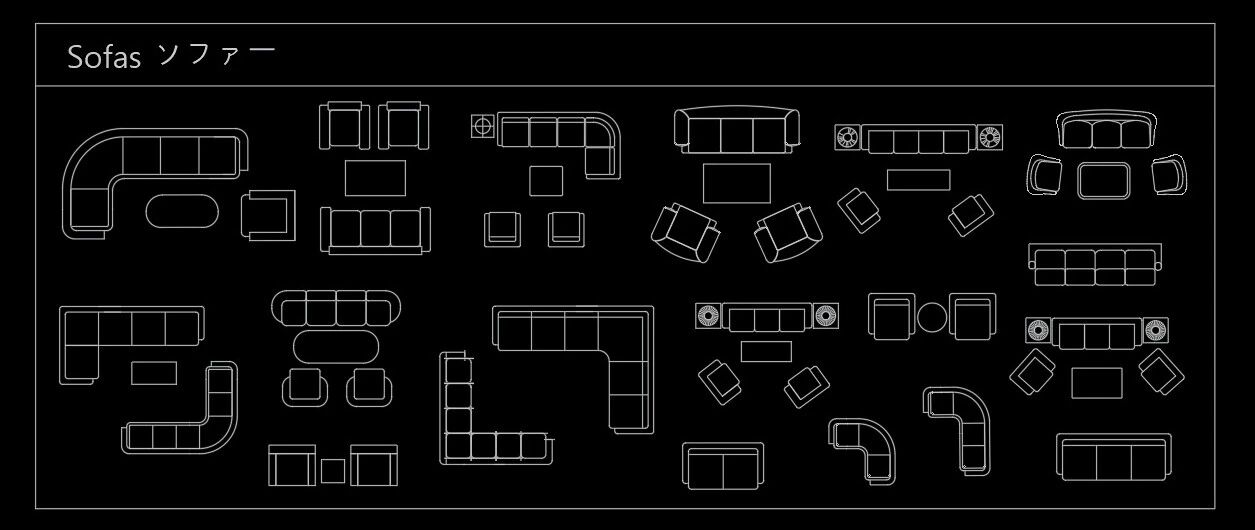 这份日式风CAD图库，你居然还没有?